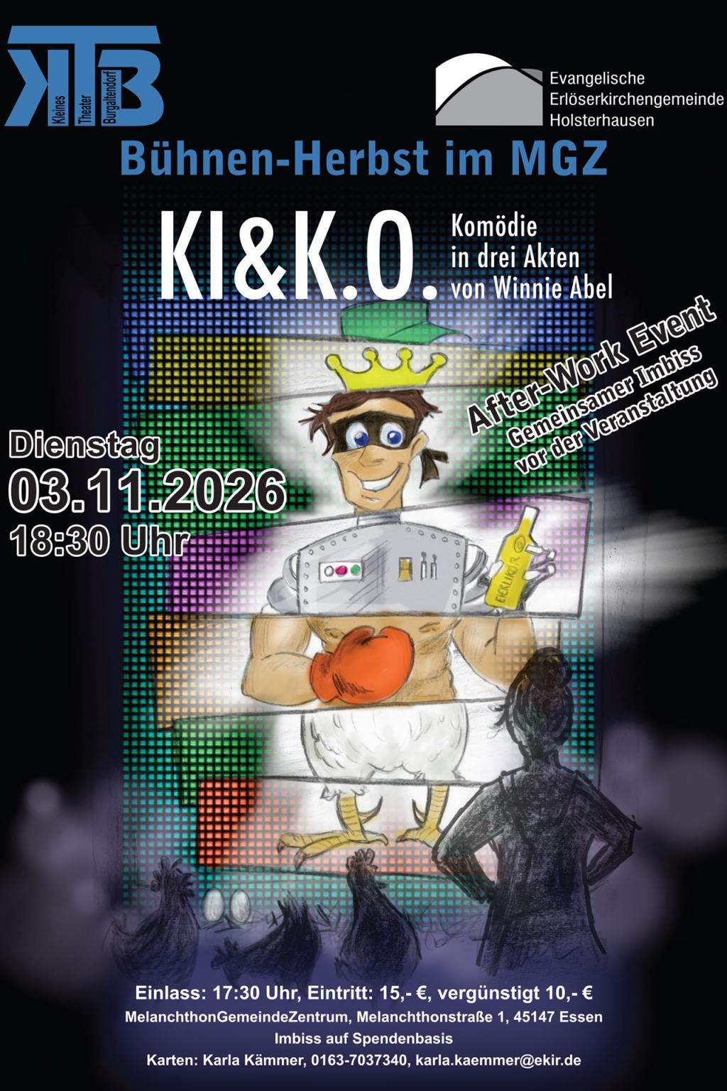 plakat zur Komödie KI&K.O.