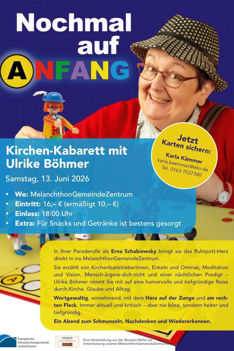 kirchenkabarett im MGZ, 13. Juni 2026
