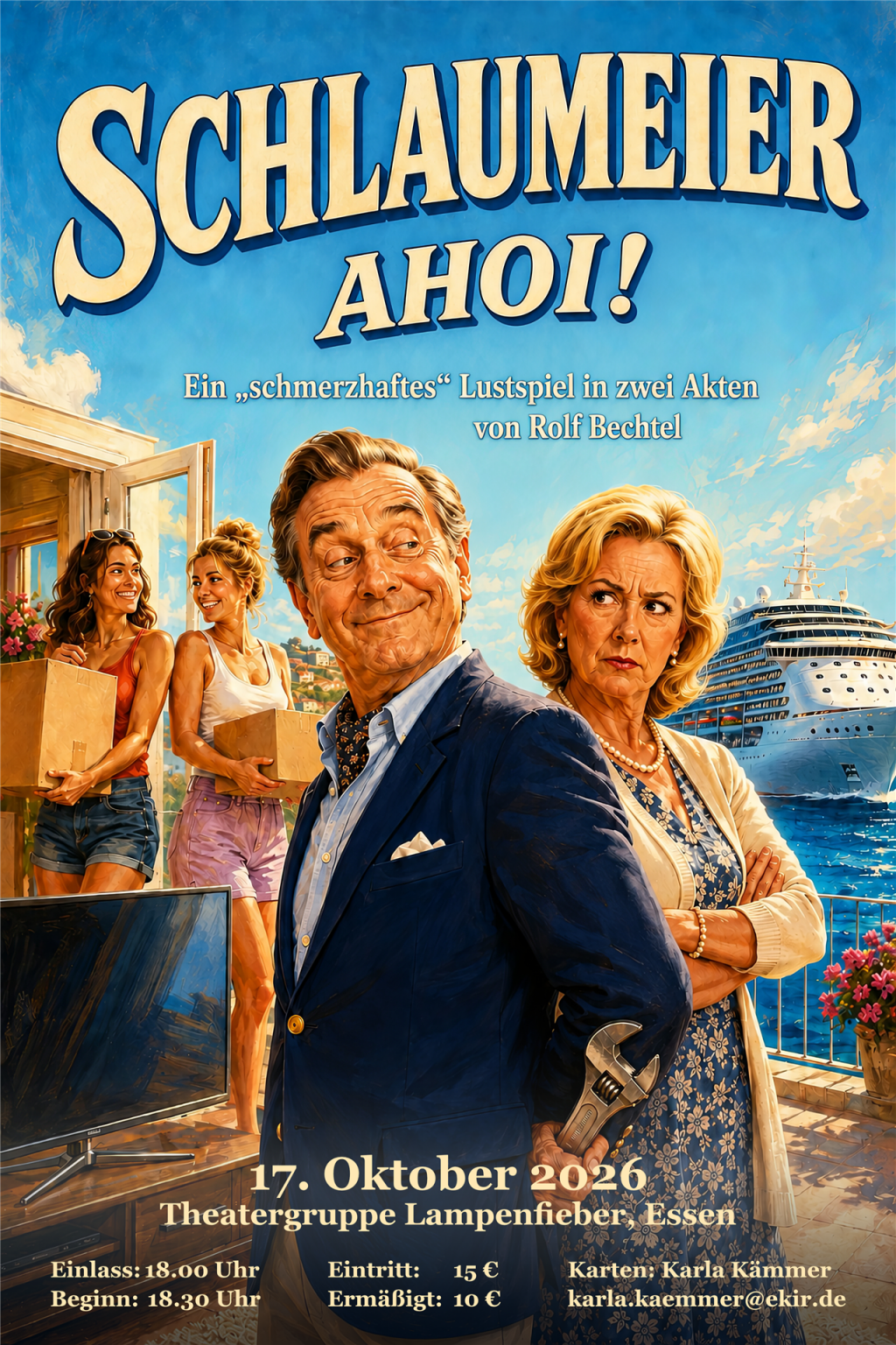 komödie Schlaumeier Ahoi!