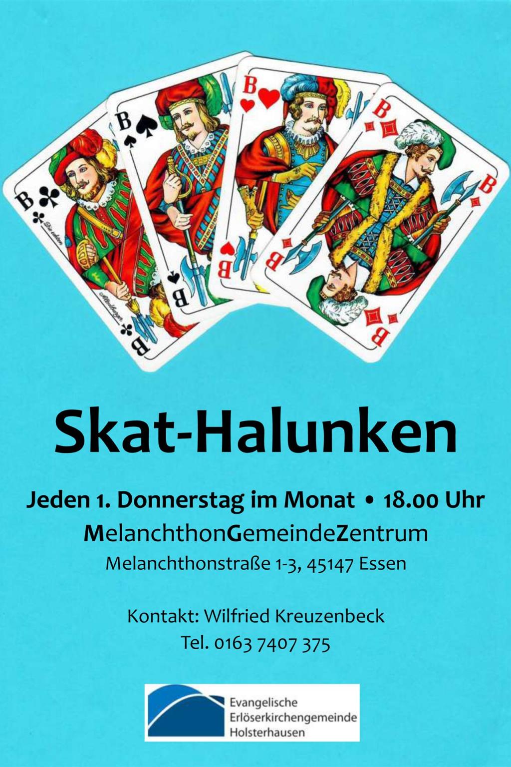 Skatclub tagt am 1. Donnerstag im Momat